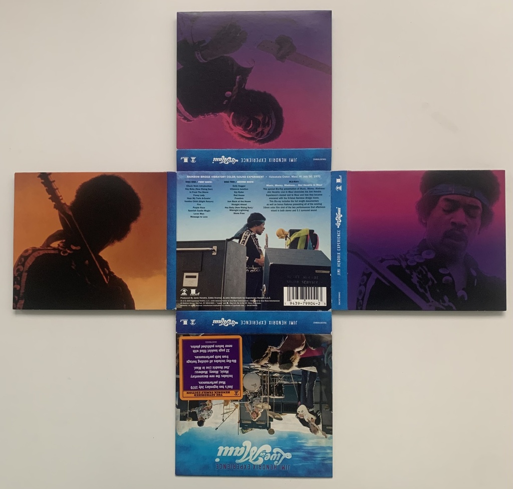 Jimi Hendrix Experience – Live In Maui (2CDs+Blu-Ray usado